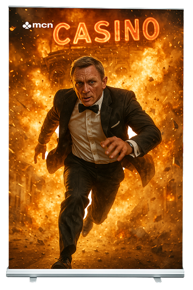 casino decoratie James Bond thema