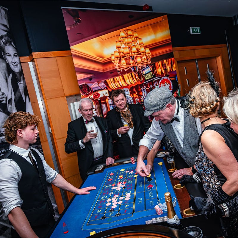 Roulette tafel op casino event - Great Gatsby thema