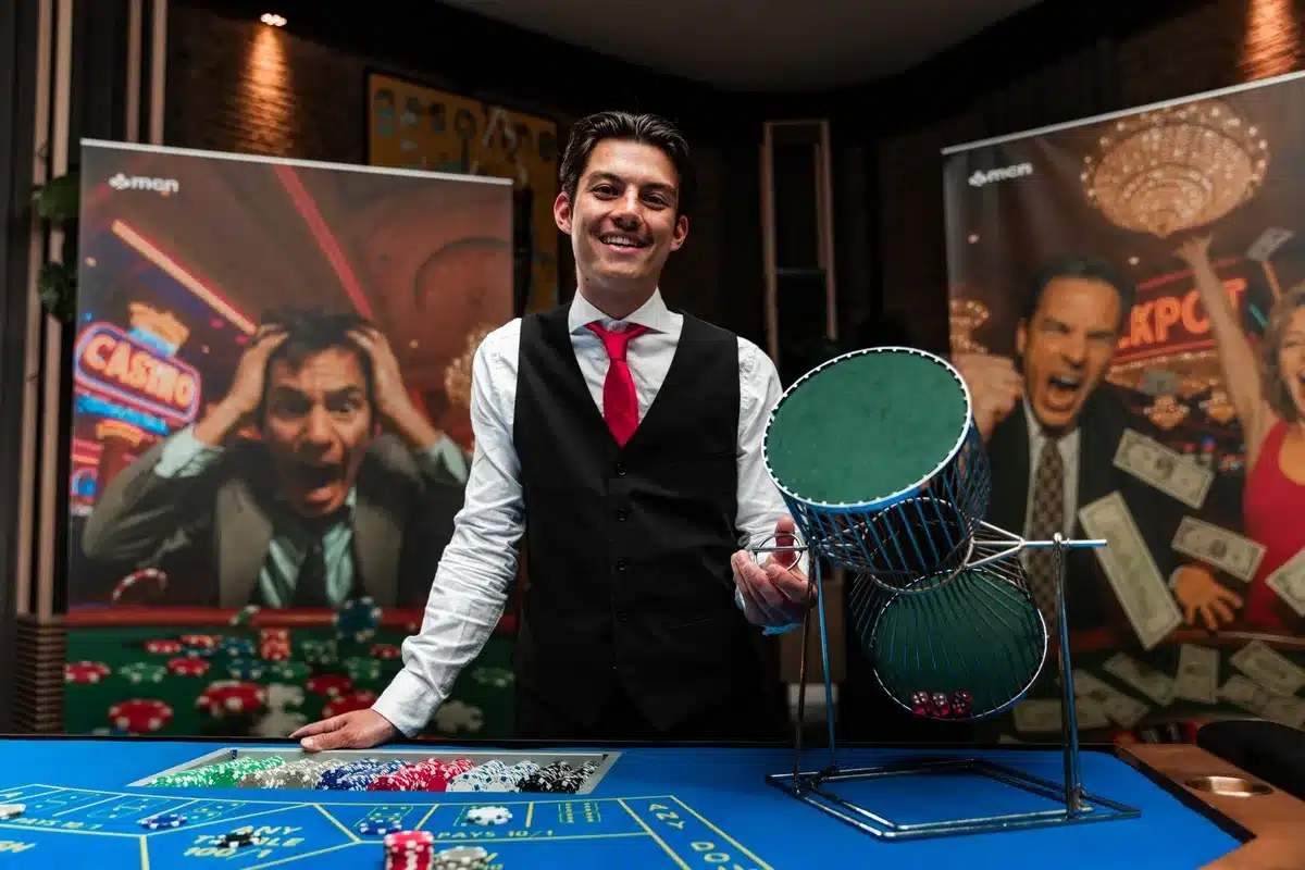 Luxe casinotafels tijdens een Platinum arrangement