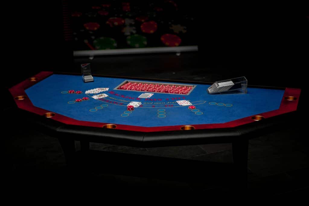 Luxe blackjack tafel van MCN