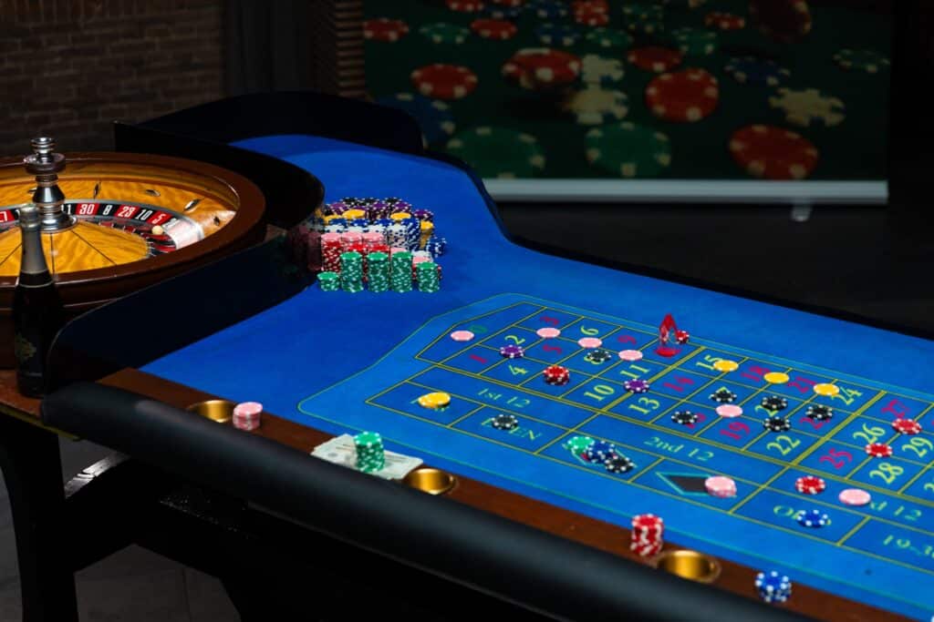 Luxe roulette tafel van MCN