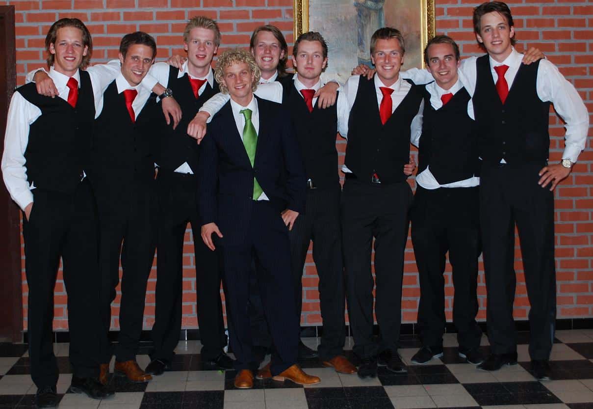 Het eerste croupiersteam van Mobiel Casino Nederland in de beginjaren
