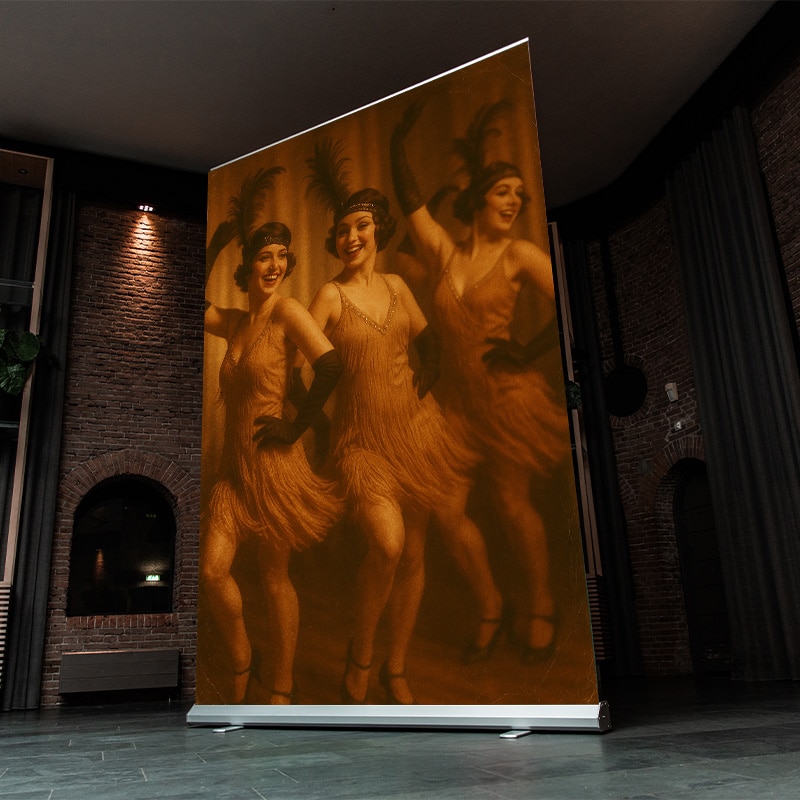 Danseressen in jaren '20 stijl op een Great Gatsby feest